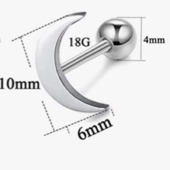 Set of fashion cartilage/tragus earrings - Picture 4 of 5